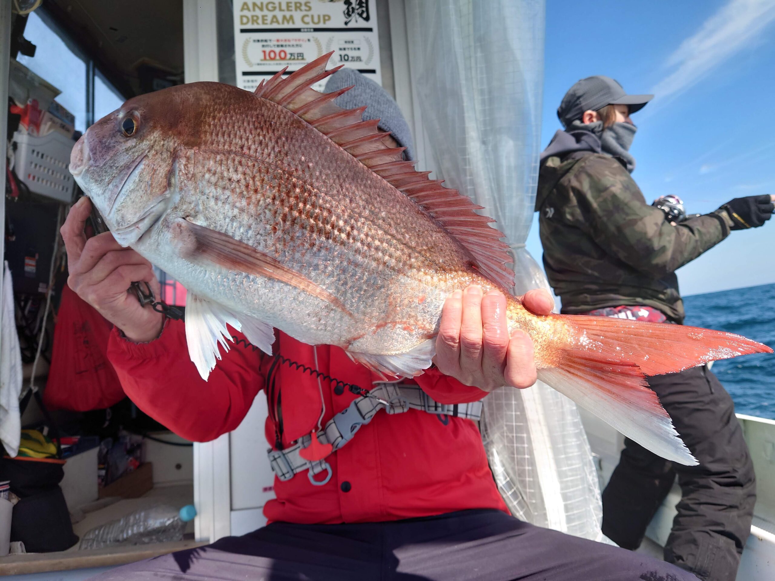 真鯛 三段引き 元遊漁船船長 実釣写真